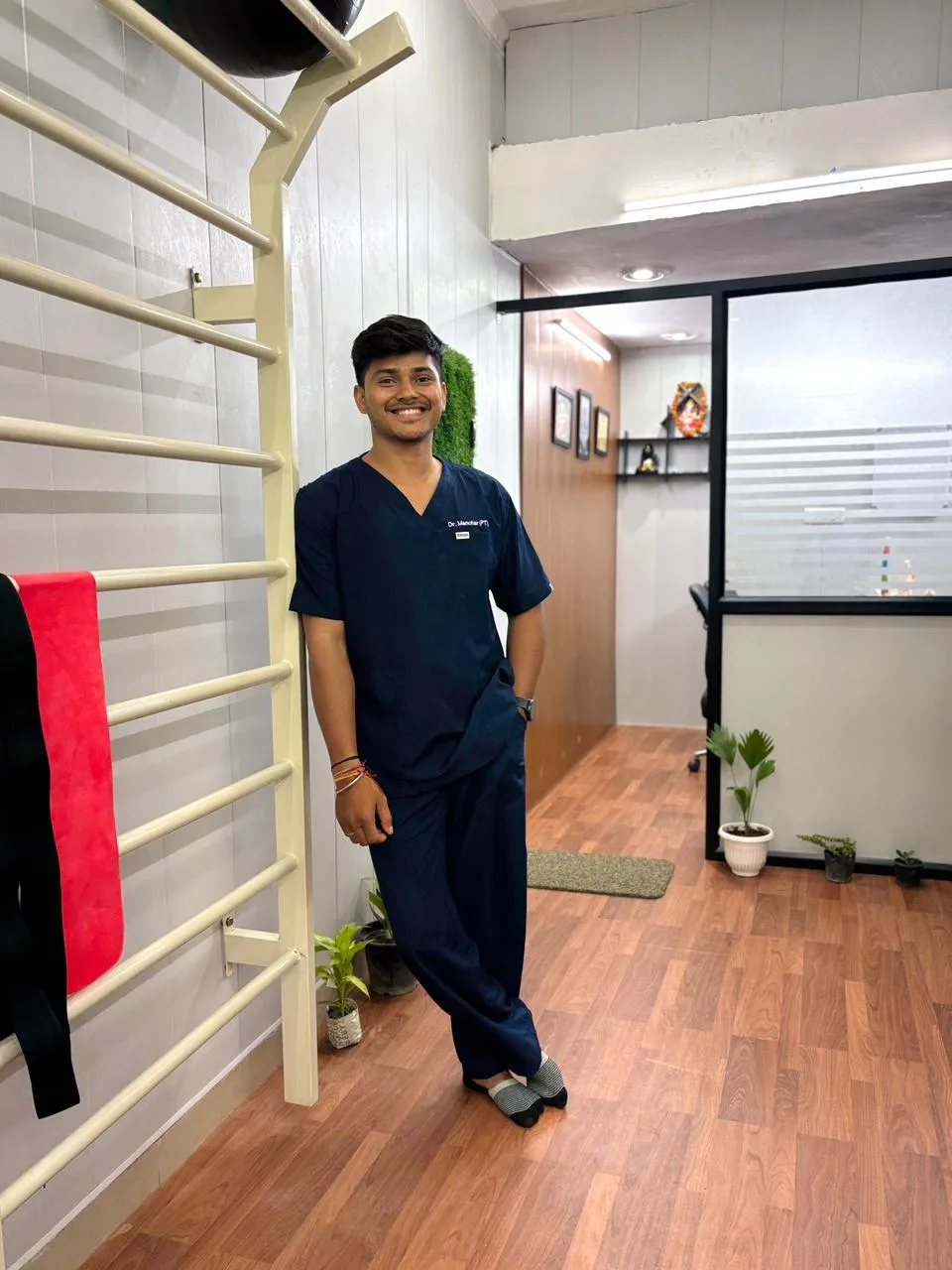 Advanced Physiotherapy Treatment Room with Professional Equipment for Rehabilitation